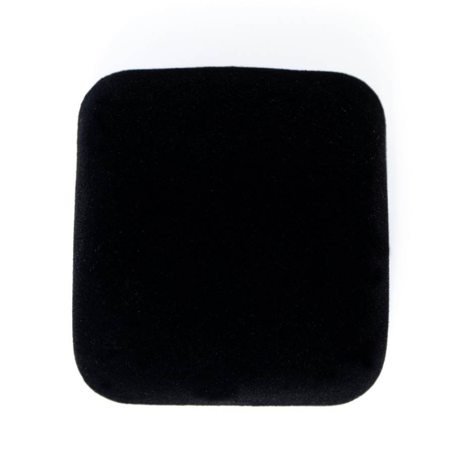 Embalagem de Veludo para Alianças 5,6x6x4 cm Preto
