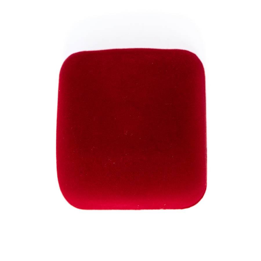Embalagem de Veludo para Anel 5,6x6x4 cm Vermelho