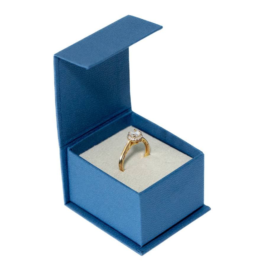 Embalagem para Anel 5x5,7x4 cm Azul