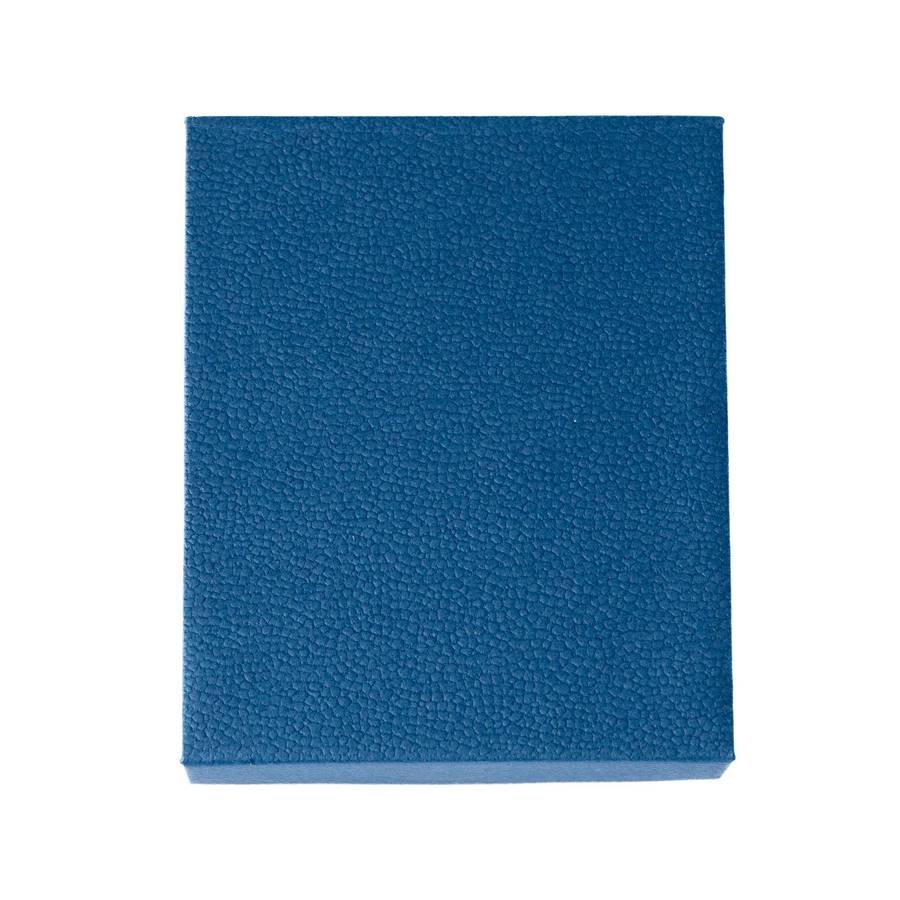 Embalagem para Conjunto de Colar ou Brinco ou Anel 7,2x9x3,5 cm Azul