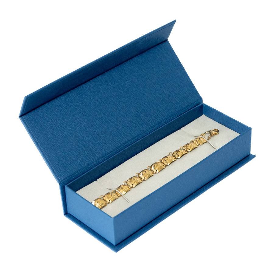 Embalagem para Pulseira 17,5x6,5x3,5 cm Azul