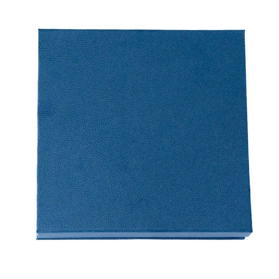 Embalagem para Conjunto de Colar ou Brinco 13x13x2,5 cm Azul