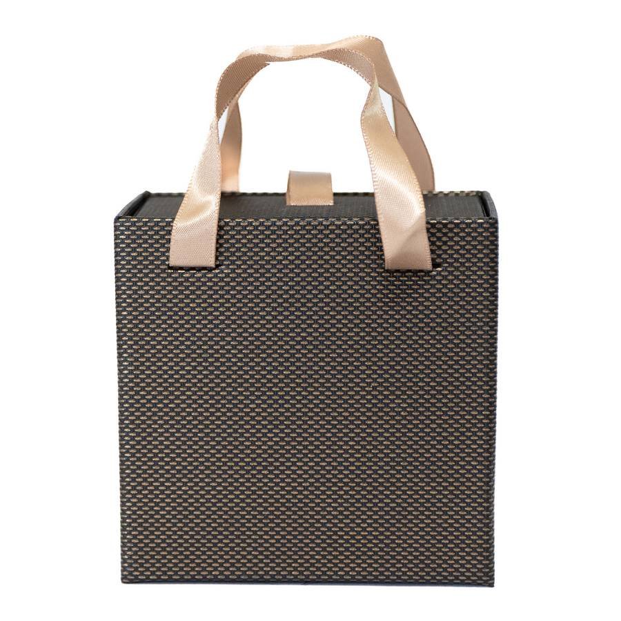 Embalagem com alça para Anel 8x8x5 cm Marron