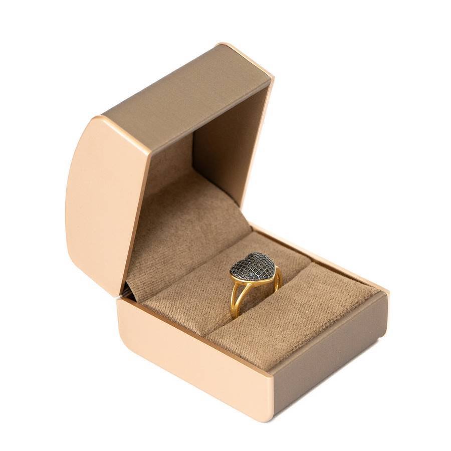 Embalagem para Anel 6x7x5 cm Champagne