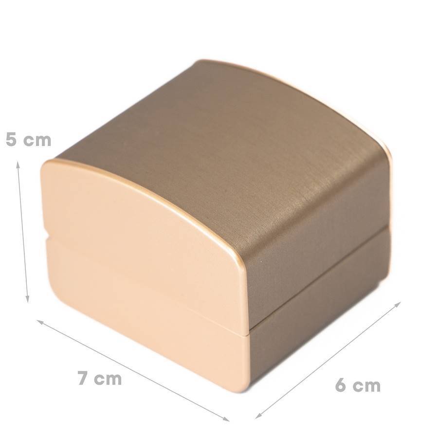 Embalagem para Anel 6x7x5 cm Champagne