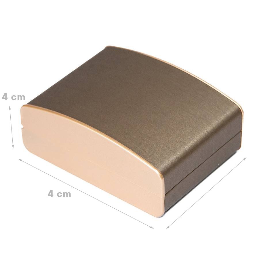 Embalagem para Conjunto de Colar ou Brinco 7,5x10x4 cm Champagne
