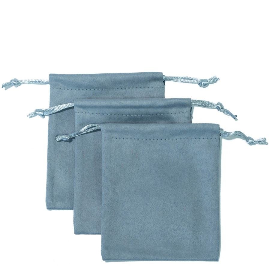 Embalagens Suede 10x12cm (Mín. 10 UN) Suede Cinza