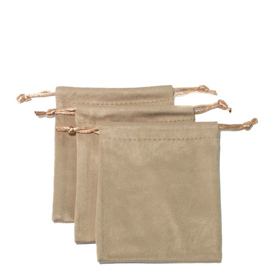 Embalagens Suede 10x12cm (Mín. 10 UN) Suede Bege