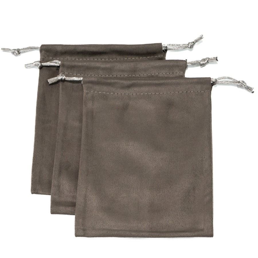 Embalagens Suede 12x16cm (Mín. 10 UN) Suede Marrom