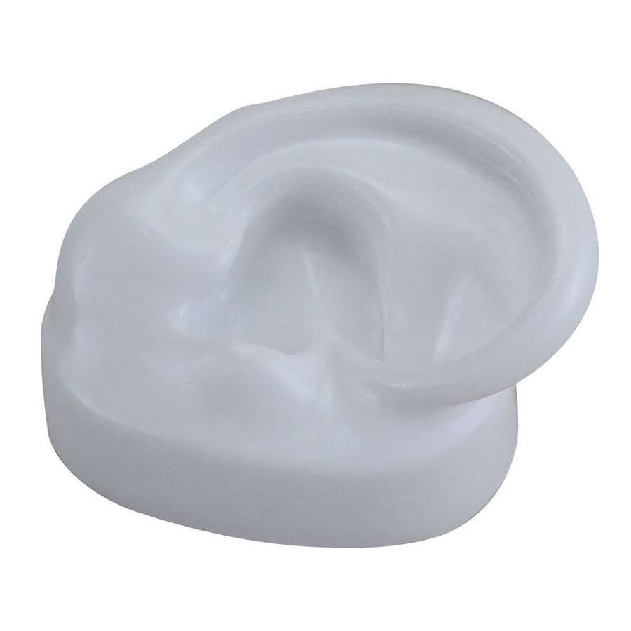 Orelha Expositora Direita para Joias. Branco