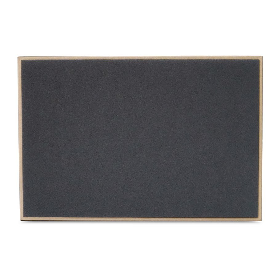 Base para Vitrine Camurça cinza - Dunny dourado