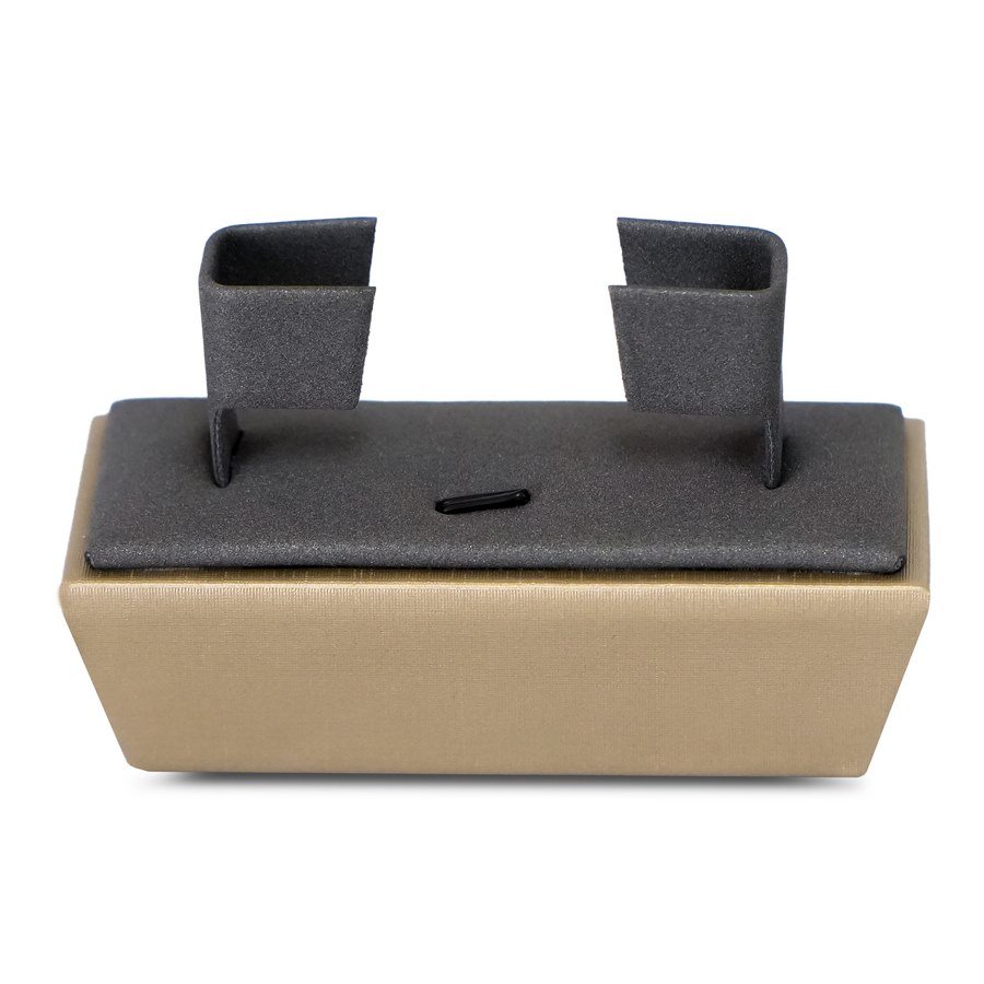 Expositor para Braceletes Camurça cinza - Dunny dourado