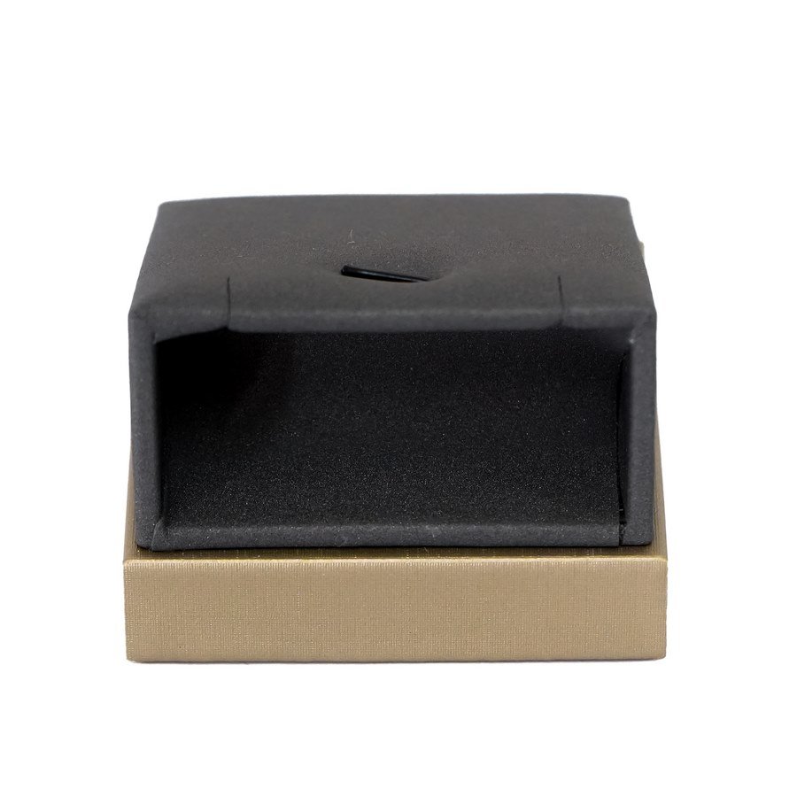 Expositor para Gargantilha e pingente Camurça cinza - Dunny dourado