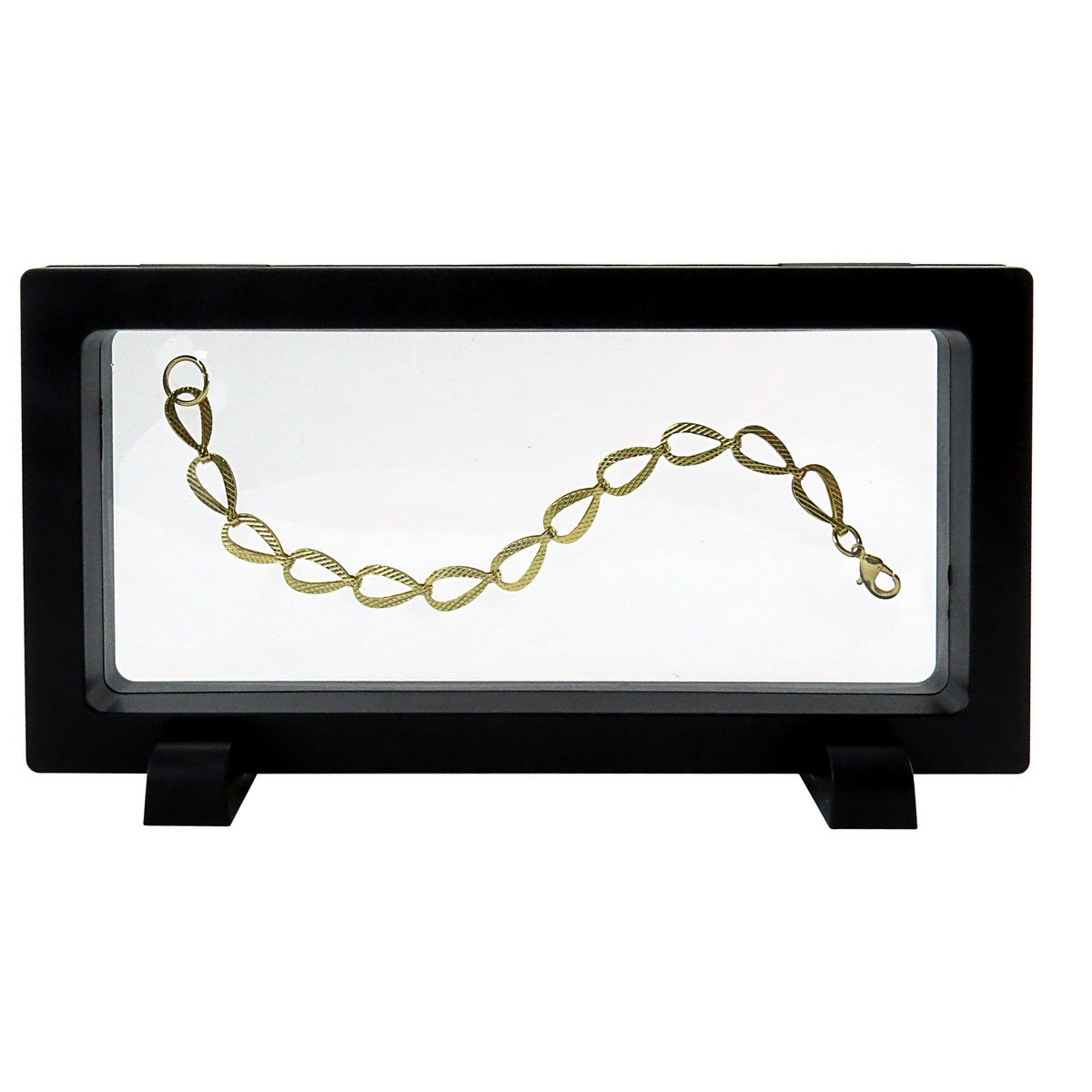 Expositor Flutuante para Joias - 9x18 cm. Preto