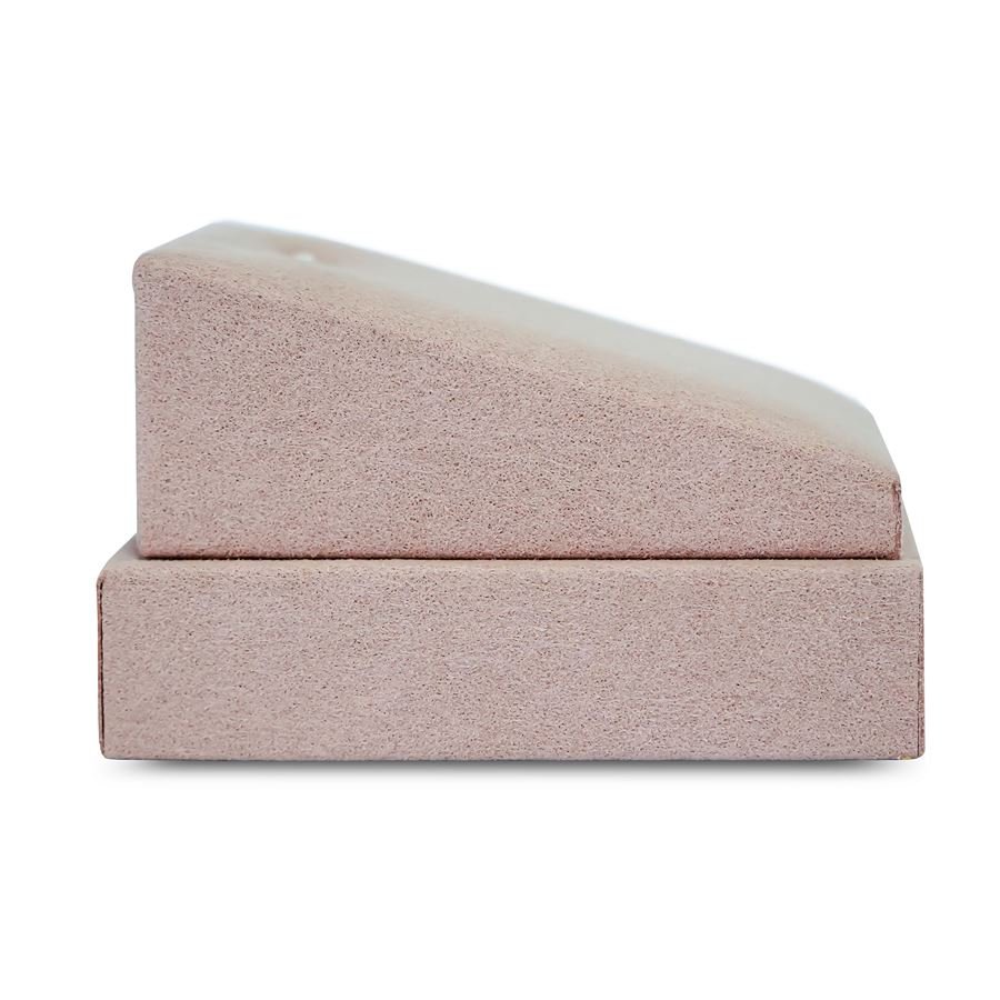 Expositor Deluxe para Gargantilha e Pingente Camurça Rosa