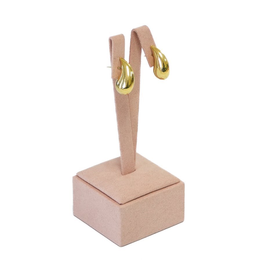 Expositor Deluxe Y para Brincos P Camurça Rosa