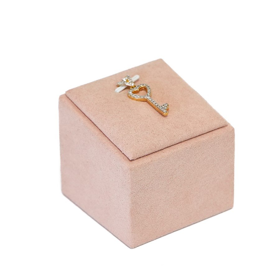 Expositor Deluxe para Pingente M Camurça Rosa