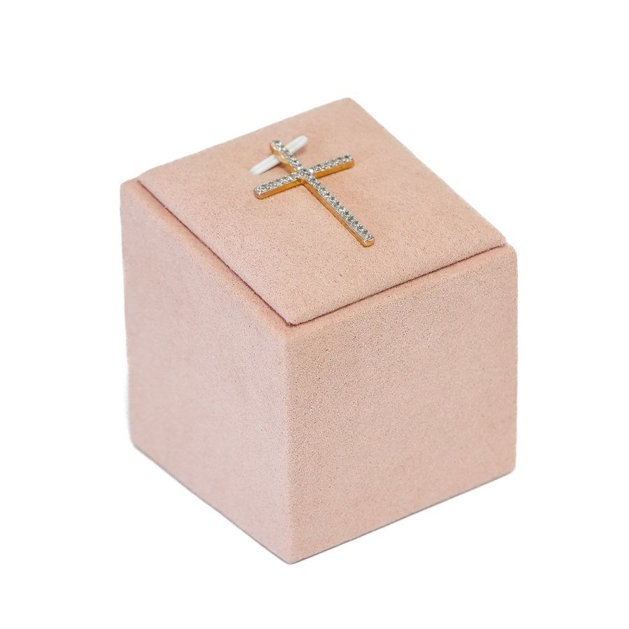 Expositor Deluxe para Pingente G Camurça Rosa