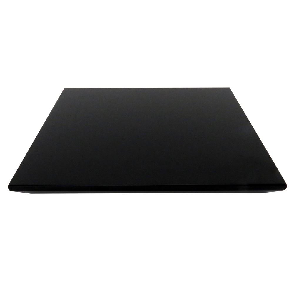 Base para Vitrine Expositora de Joias - 25x25x2 cm. Preto