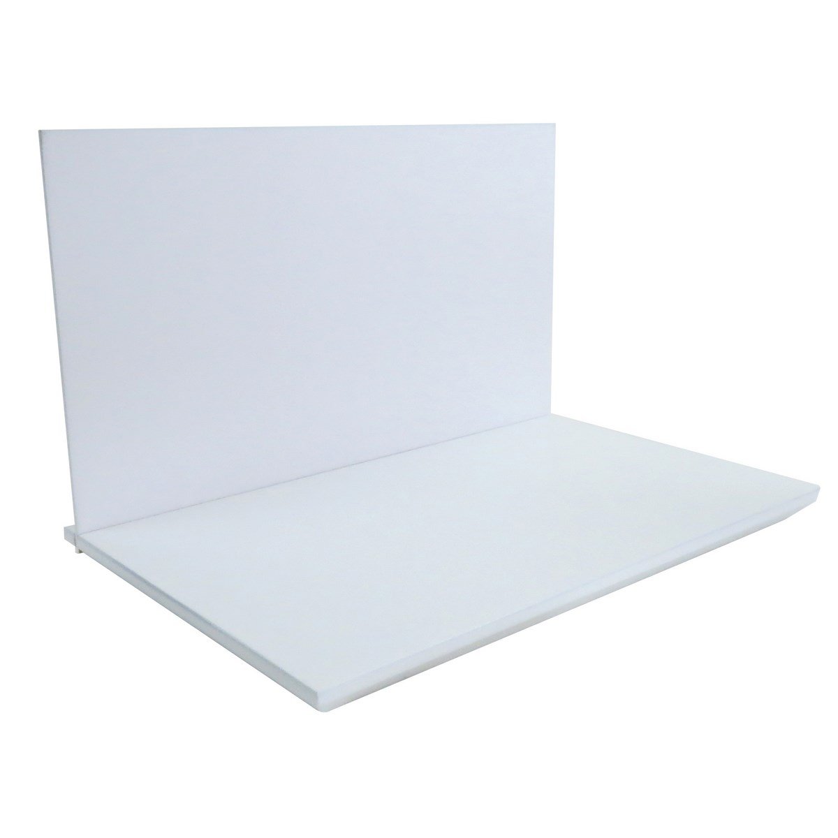 Base Expositora com Fundo para Vitrine de Joias - 32x20x20cm Branco