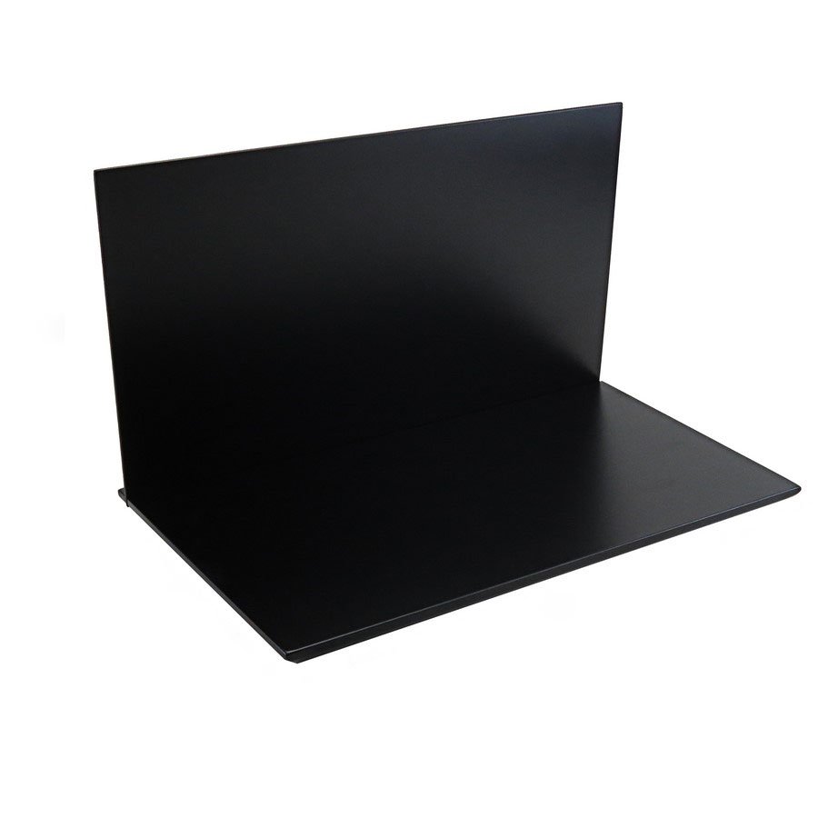 Base Expositora com Fundo para Vitrine de Joias - 45x24x2cm Preto