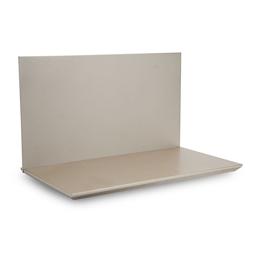 Base Expositora com Fundo para Vitrine de Joias - 45x24x2 cm Champagne
