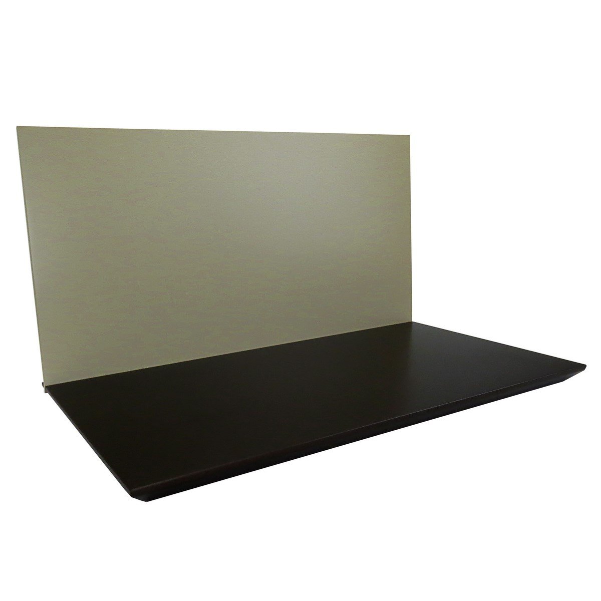 Base Expositora com Fundo para Vitrine de Joias - 45x24x2 cm Café - bege