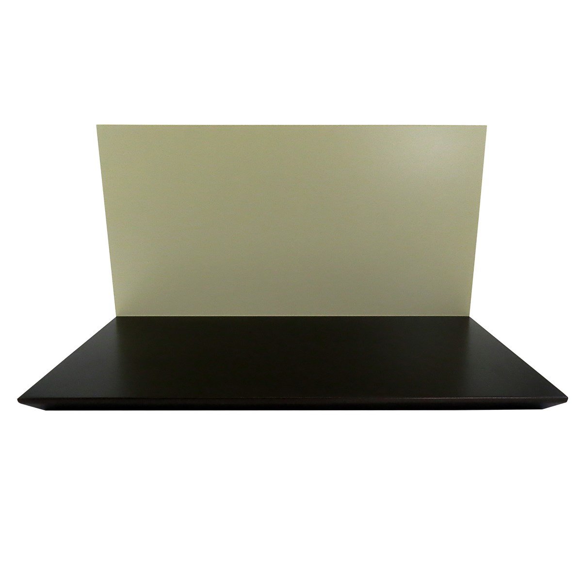 Base Expositora com Fundo para Vitrine de Joias - 45x24x2 cm Café - bege