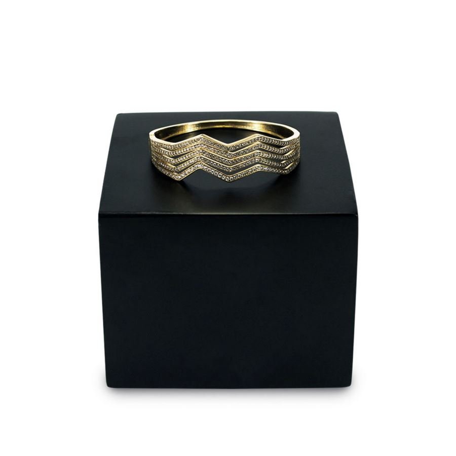 Base Cubo Amadeirada 8x10x10 Preto