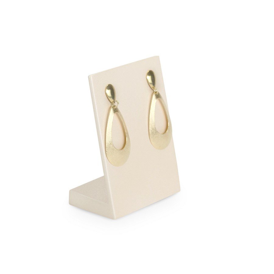 Expositor Médio para Brincos - 5,5x8 cm. Branco Pérola