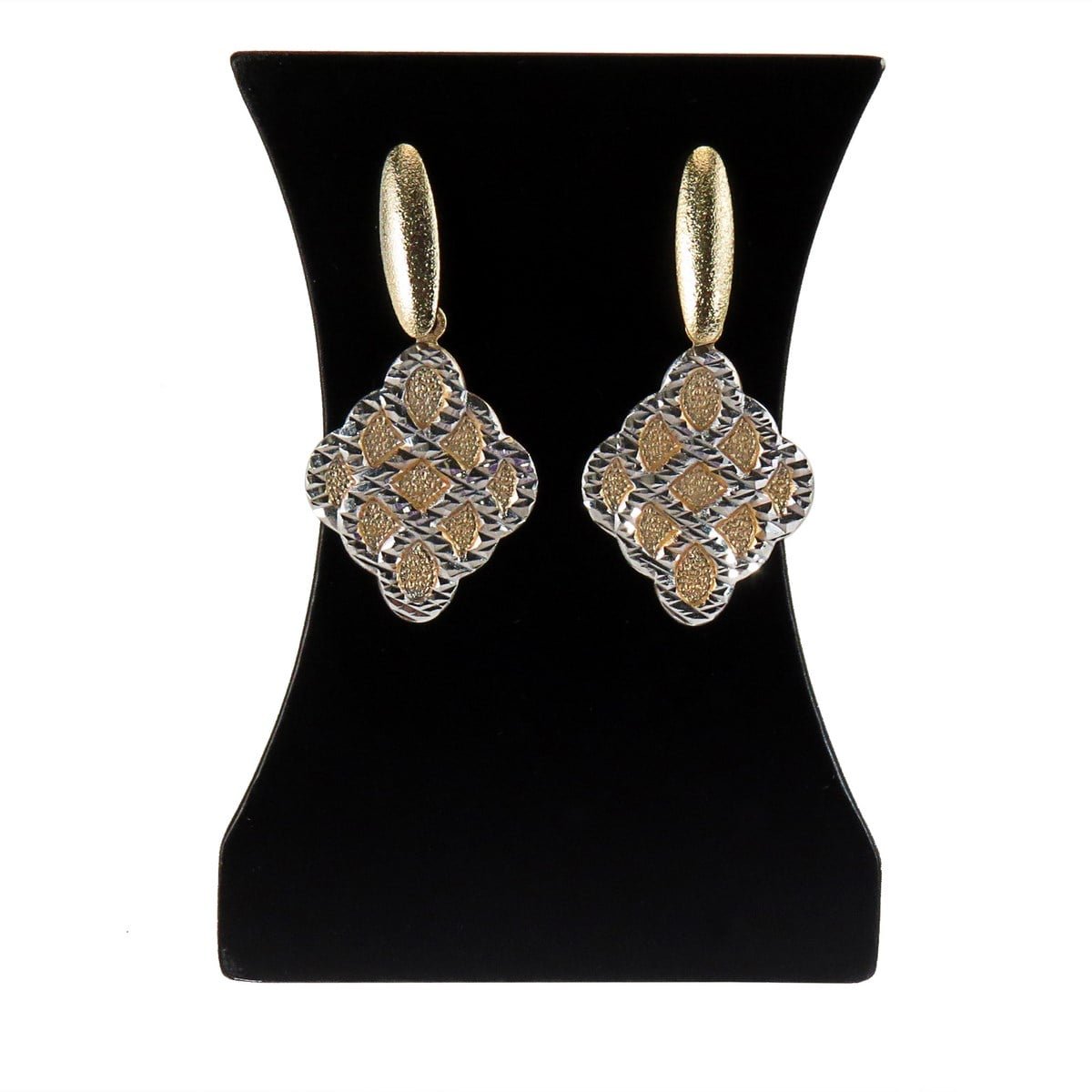 Expositor Médio para Brincos - 3x6x8,5 cm. Preto