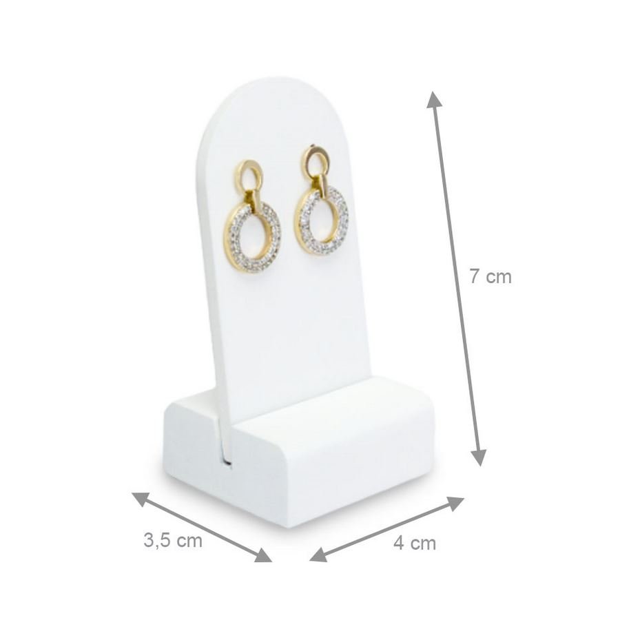 Expositor Amadeirado Brinco Redondo P 7x4x3,5 Branco