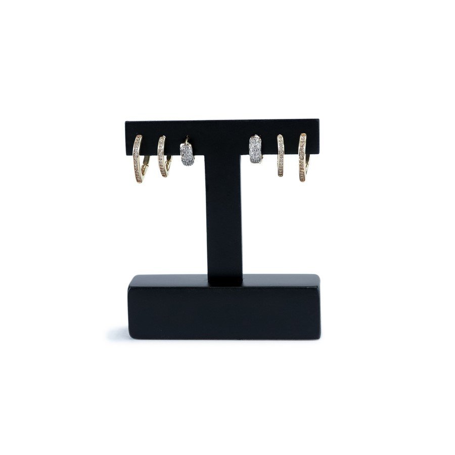 Expositor para Brincos - 6x7,5 cm. Preto