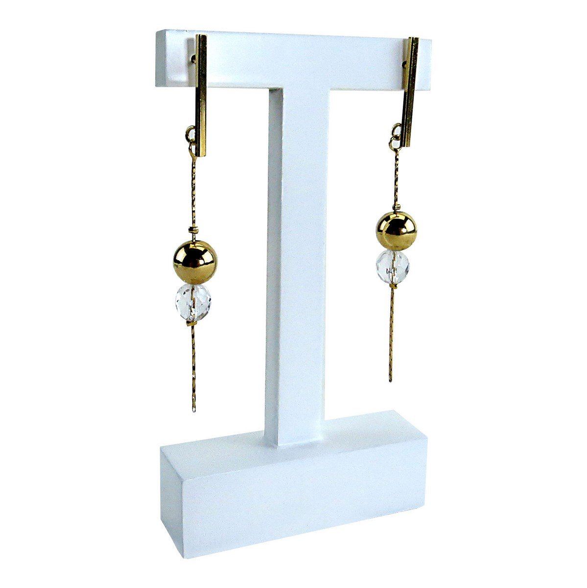 Expositor Grande para Brincos - 6x11x0,3 cm. Branco