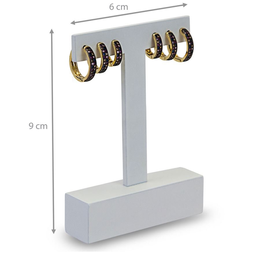 Expositor para Brincos - 6x9 cm. Branco