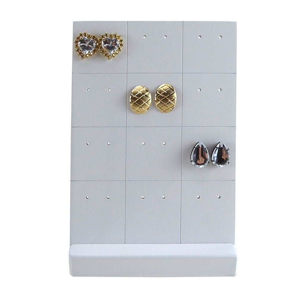 Expositor para Pares de Brincos - 7x9,7x15 cm. Branco