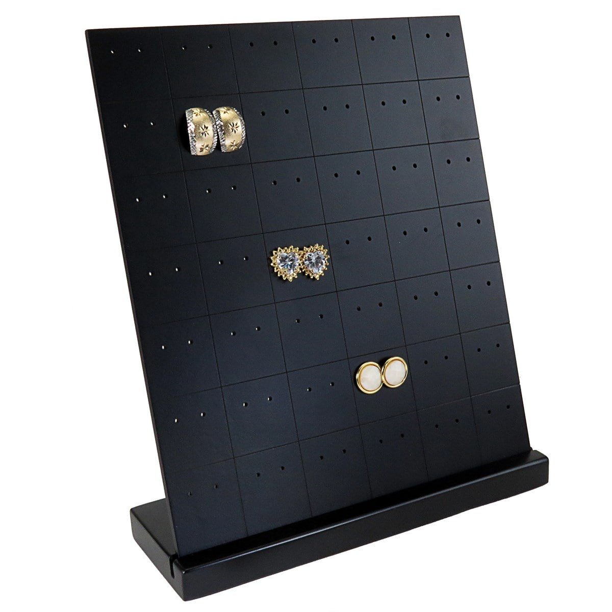 Expositor para Pares de Brincos - 7x19,5x23 cm. Preto