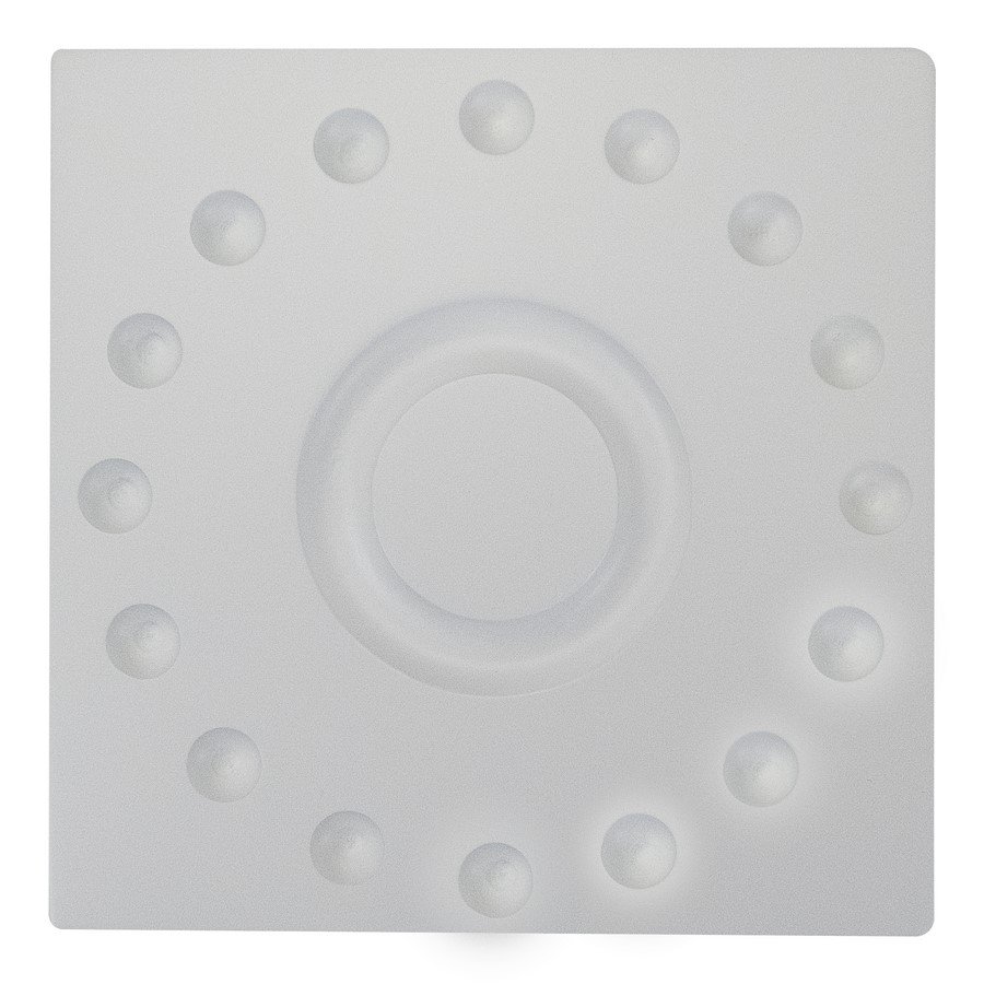 Expositor para Berloqueira e Pulseira - 17,5x17,5x2 cm. Branco