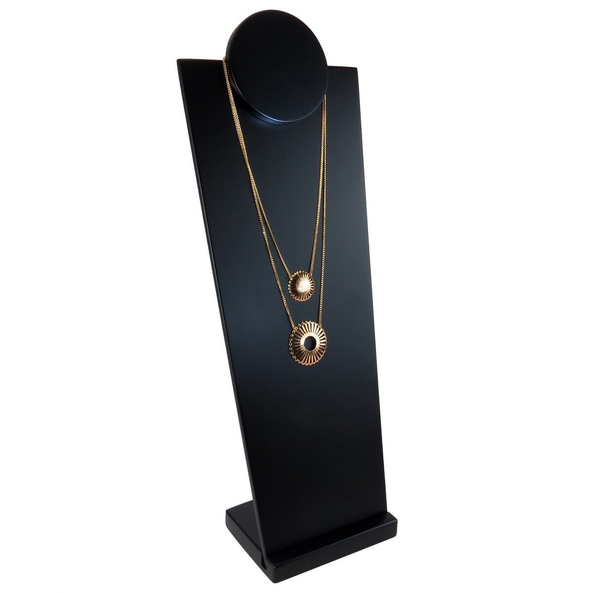 Busto Expositor Grande para Gargantilhas - 45 cm. Preto