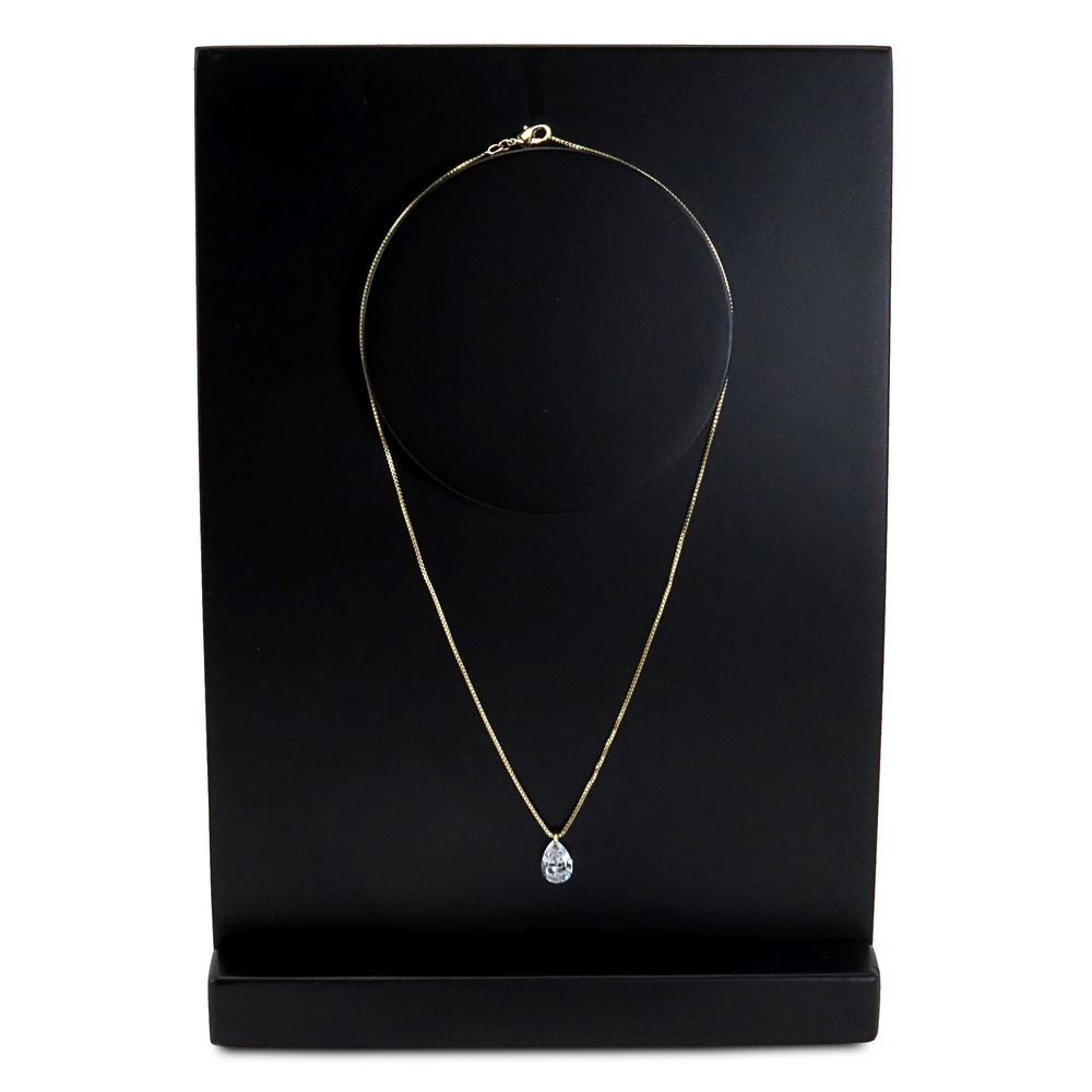 Busto Expositor Pequeno para Gargantilhas - 22,5 cm. Preto