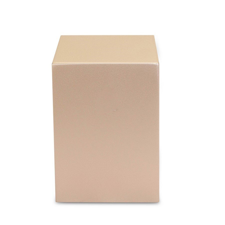 Base Cubo Amadeirada 15x10x10 Champagne