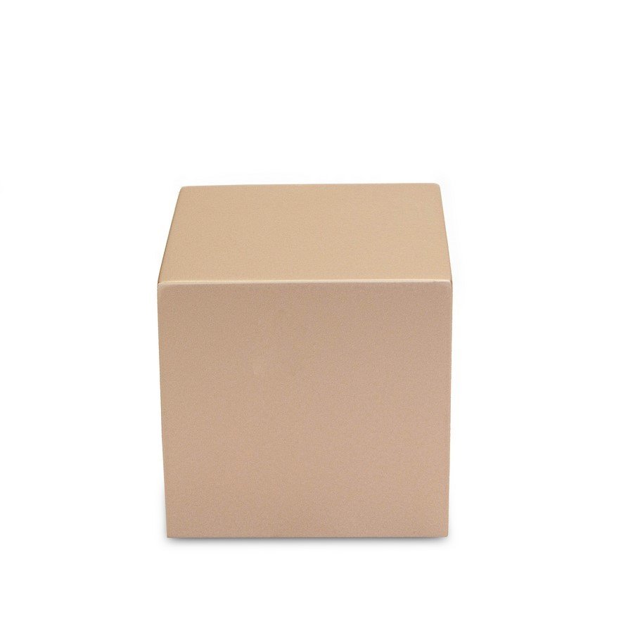 Base Cubo Amadeirada 10x10x10 Champagne