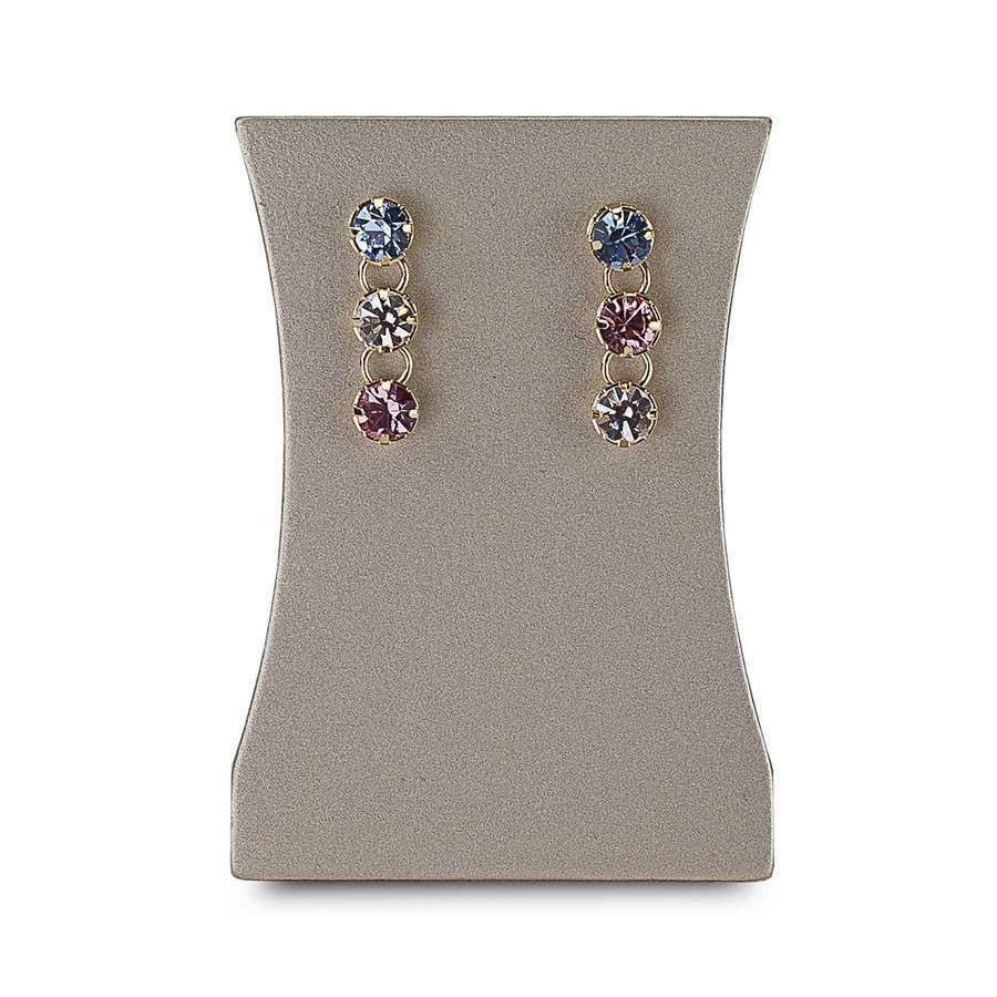 Expositor Pequeno Amadeirado para Brinco Champagne