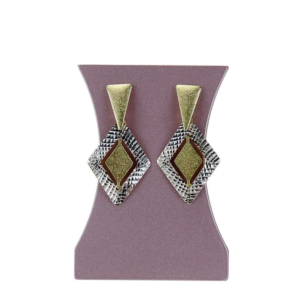 Expositor Pequeno Amadeirado para Brinco Rosa Make