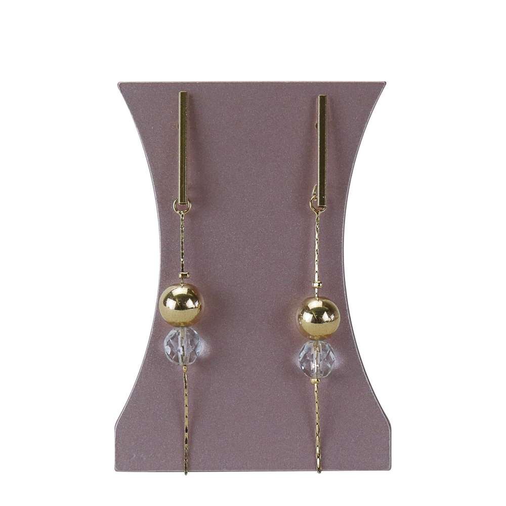 Expositor Médio Amadeirado para Brincos Rosa Make