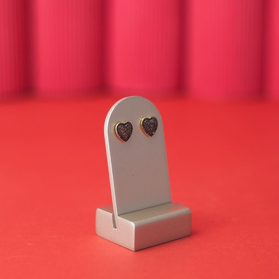 Expositor Amadeirado Brinco Redondo P 7x4x3,5 Champagne