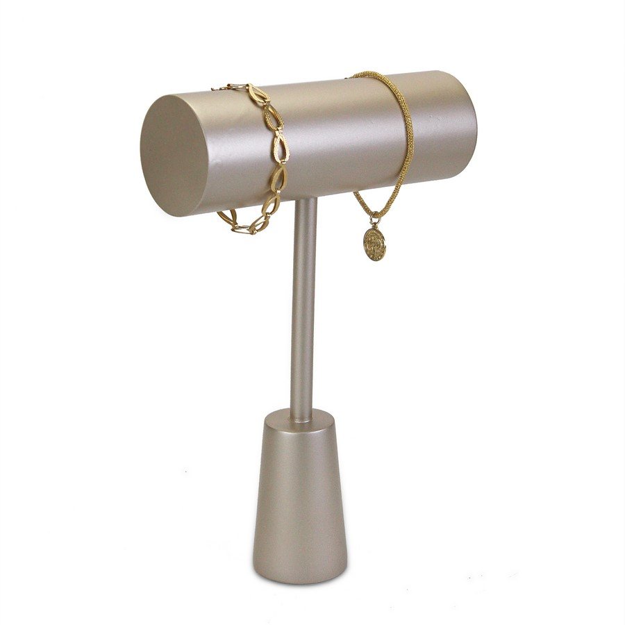 Expositor Amadeirado para Braceletes - 15 cm. Champagne