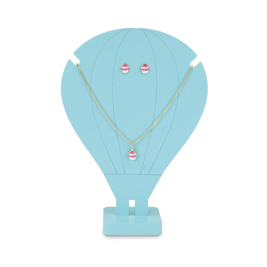 Expositor Balão 11,10x15,5cm Sortido Azul Pastel