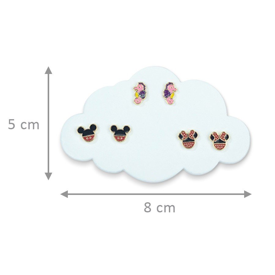 Expositor Nuvem com imã 5x8 cm Sortido Branco