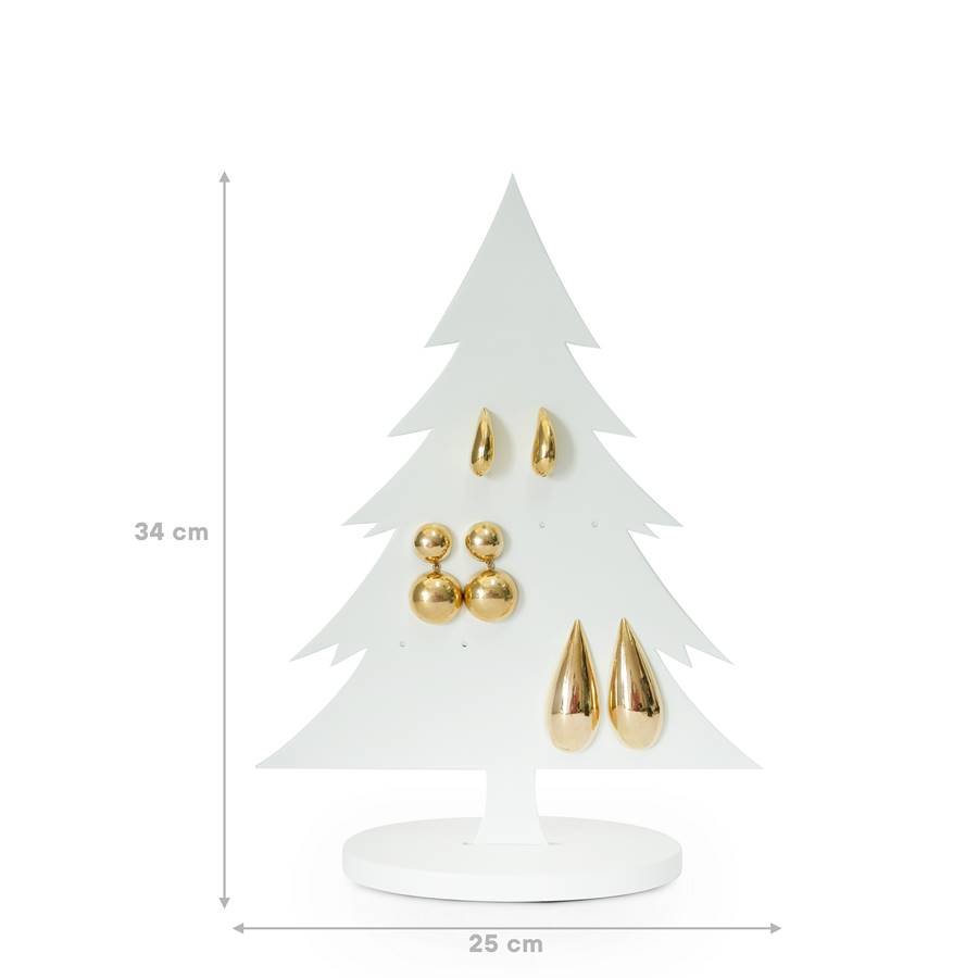 Arvore de Natal P 18x25 cm Branco